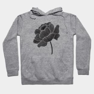 Black Peony I Hoodie